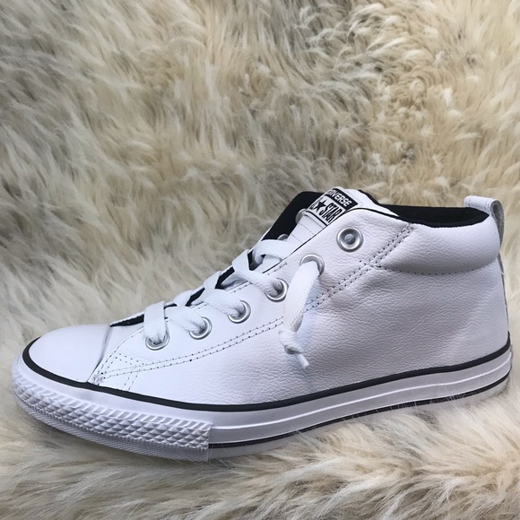 Converse Other - Converse white leather sneakers 5